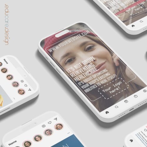 Social Media design for healthcare clinics. Designed by educare.design