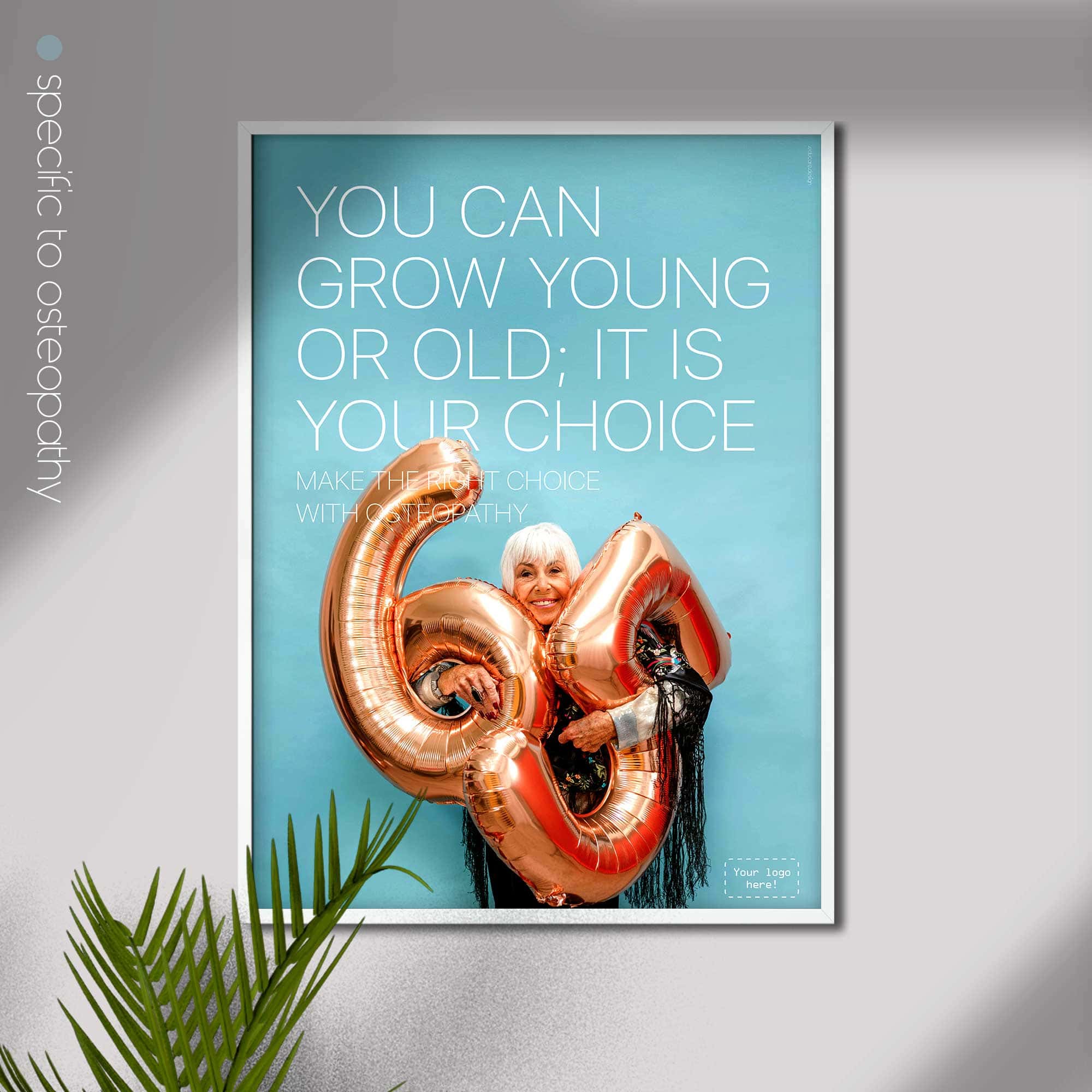 Right Choice with Osteopathy. Osteopathic artwork from www.educare.design