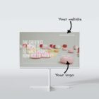 Waiting Room Video anatomy chart for clinics