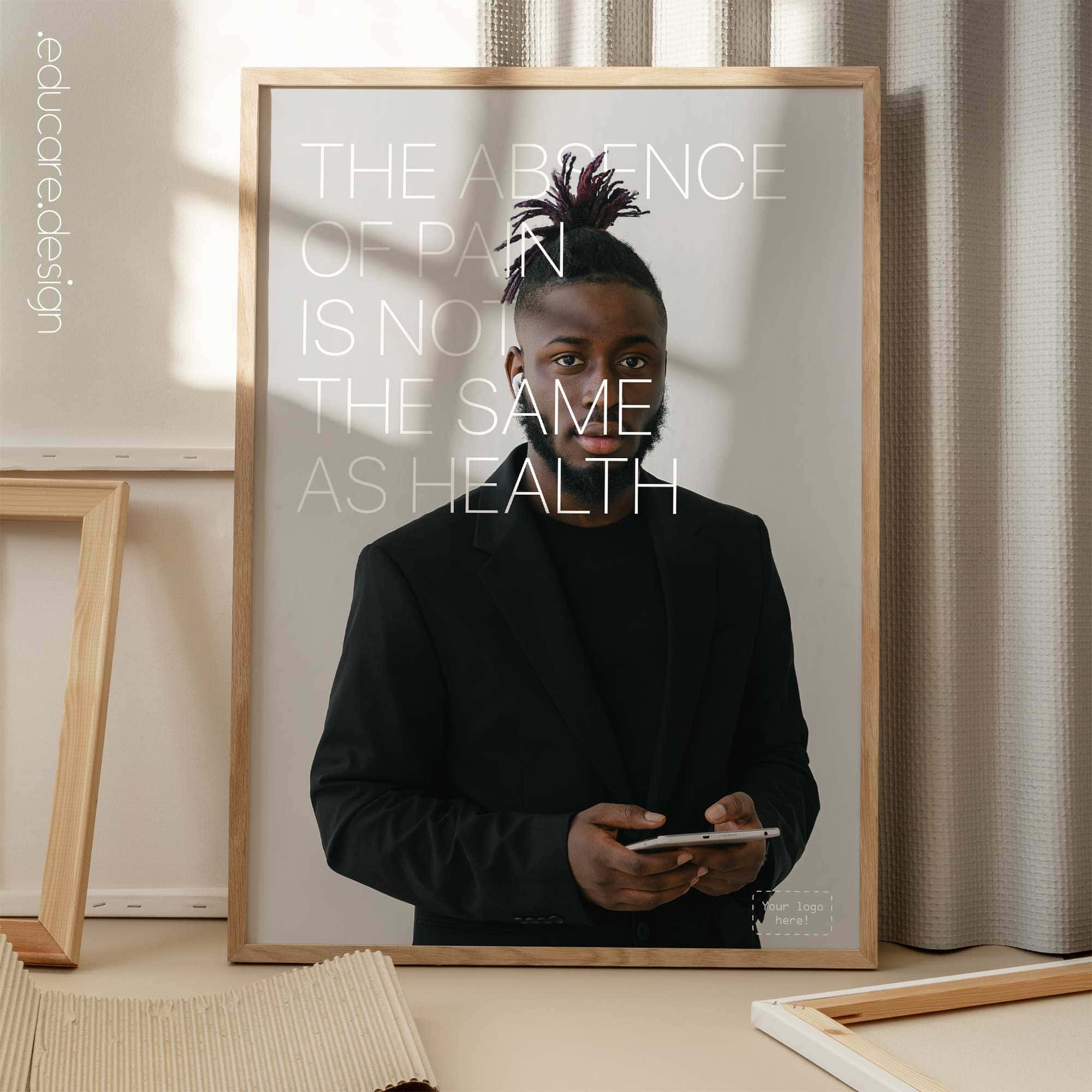 Absence de douleur. Poster de www.educare.design