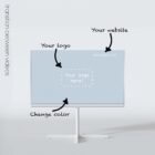 Waiting Room Video anatomy chart for clinics