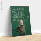 Bad back? Chiropractic poster from www.educare.design
