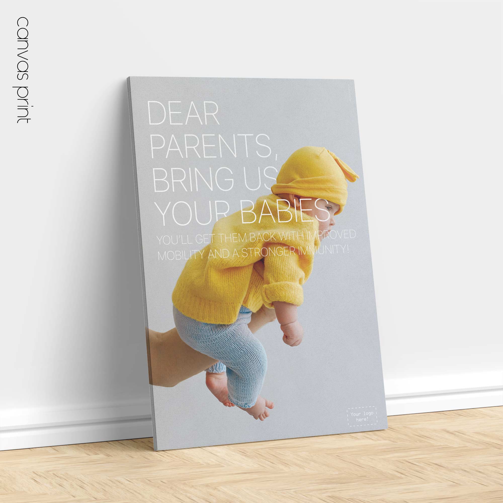 Bring us Babies. Preventive care poster from www.educare.design