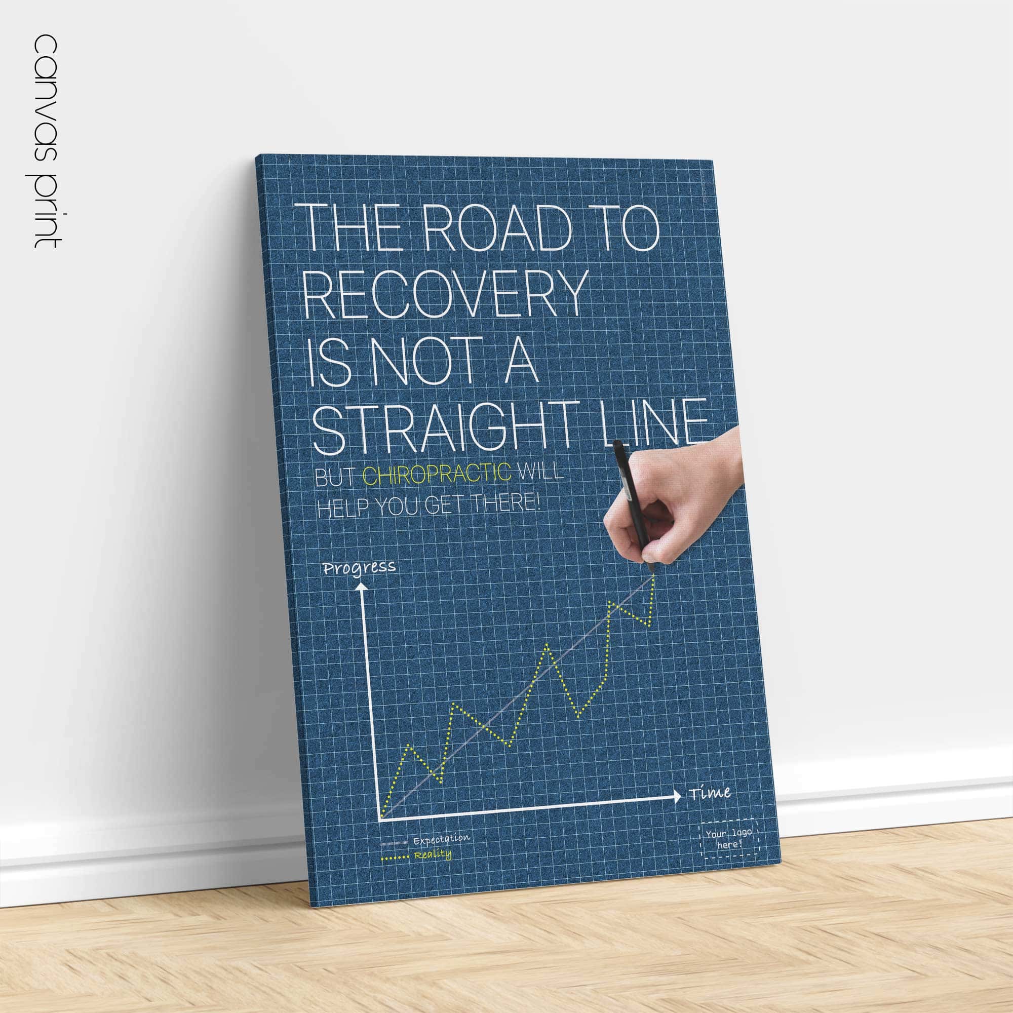 Chiropractic Road to Recovery. Chiropractic poster from www.educare.design