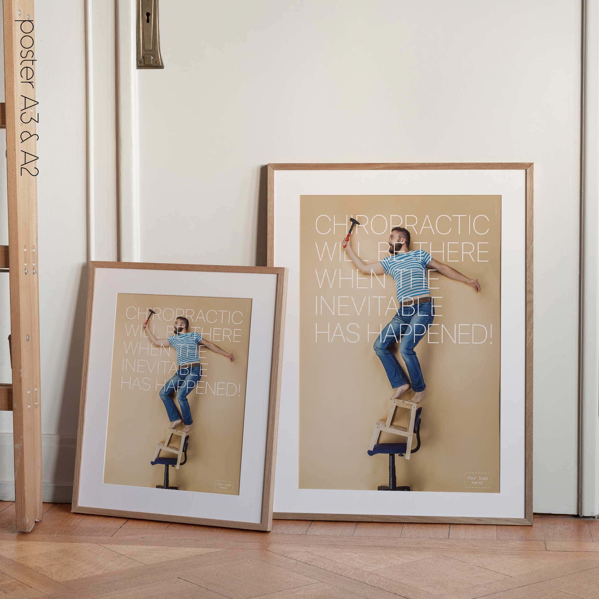 Inevitable. Chiropractic poster from www.educare.design