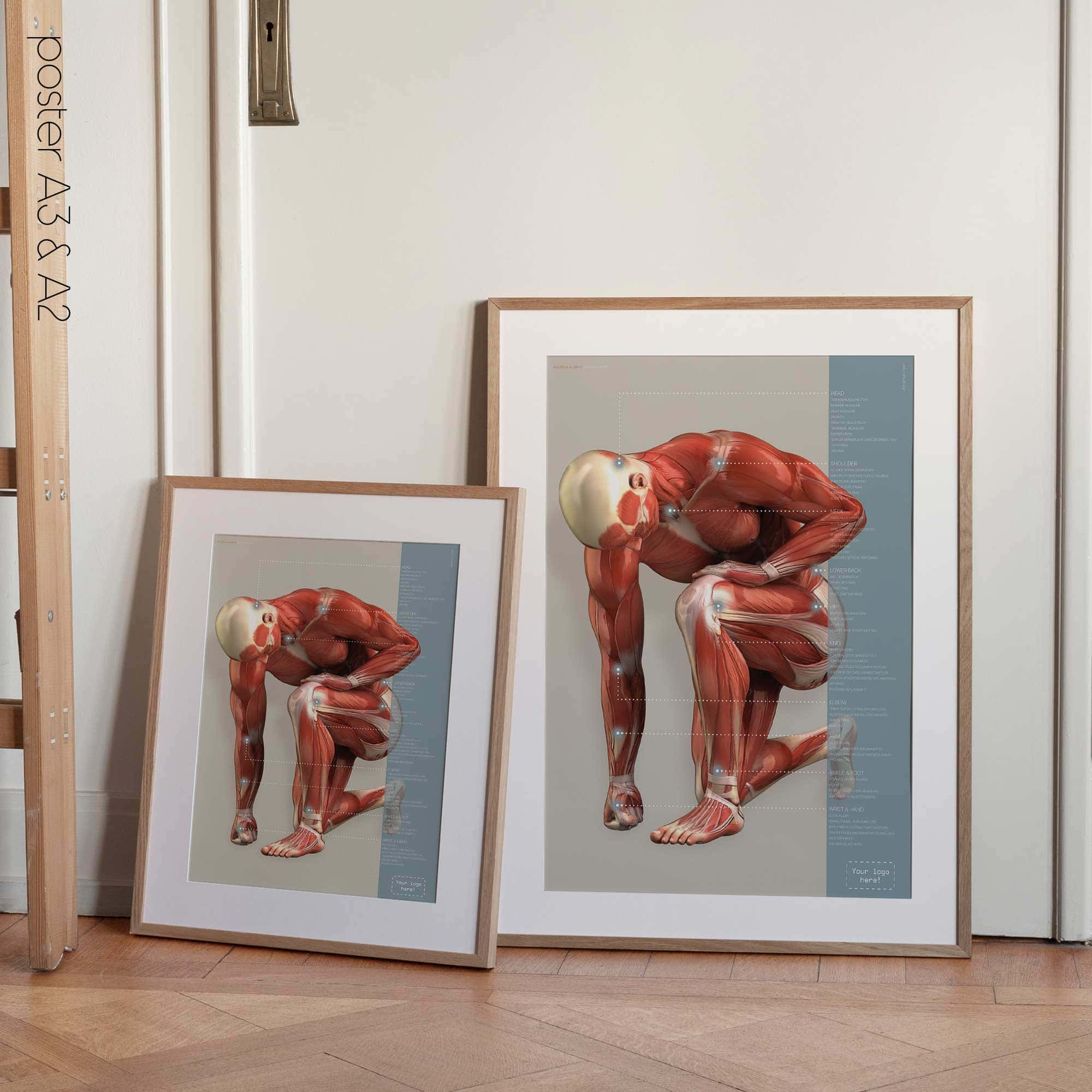 Lesioni e disturbi. Opere d'arte di anatomia e fisiologia da educare.design