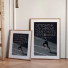 Running and Osteopathy – educare.design Running & Osteopathy. Osteopathic poster from educare.design