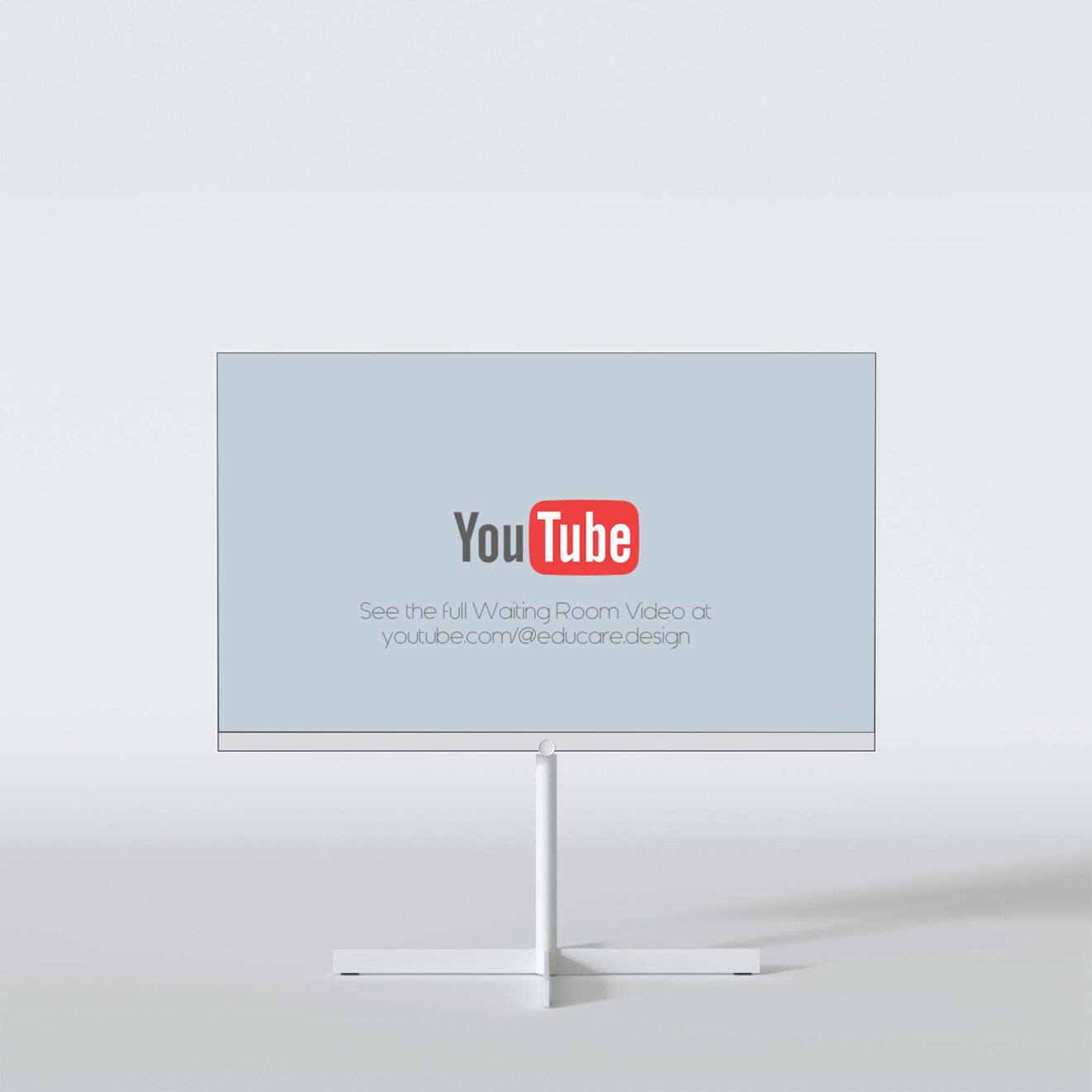 Waiting Room Video for healthcare clinics. Designed by educare.design