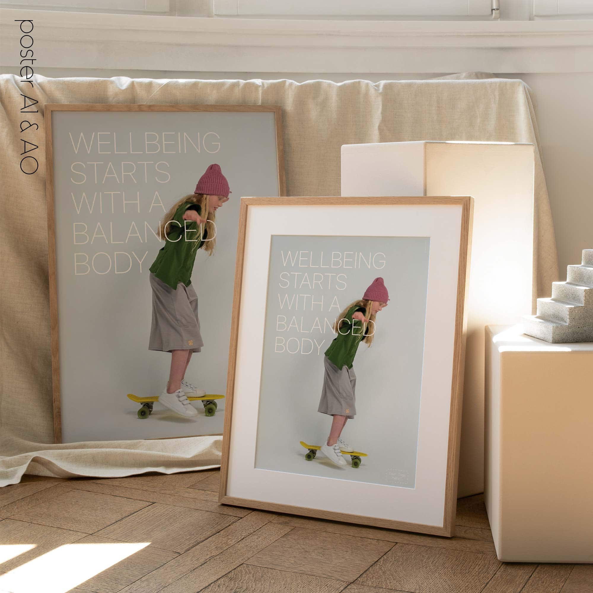 A Balanced Body - health poster from www.educare.design