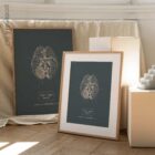 Nervi cranici, sezione trasversale. Anatomia d'epoca da educare.design