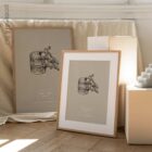 Thoracic Vertebrae. Vintage anatomy and physiology artwork from educare.design