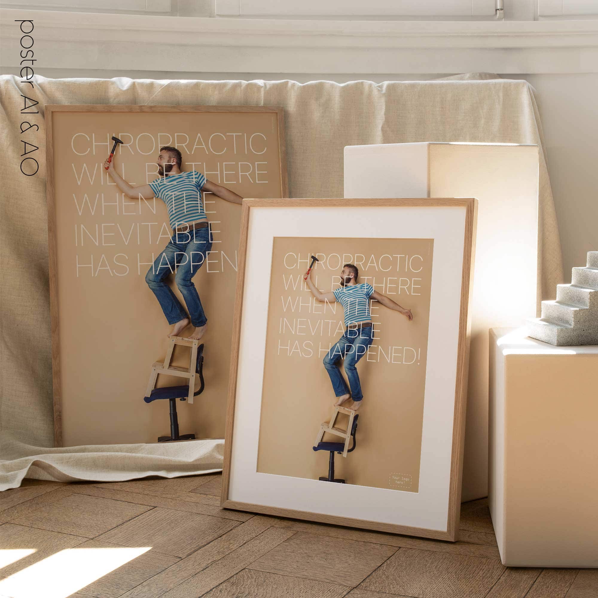 Inevitable. Chiropractic poster from www.educare.design