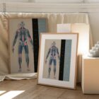 Osteoartrite. Opere d'arte di anatomia e fisiologia da educare.design