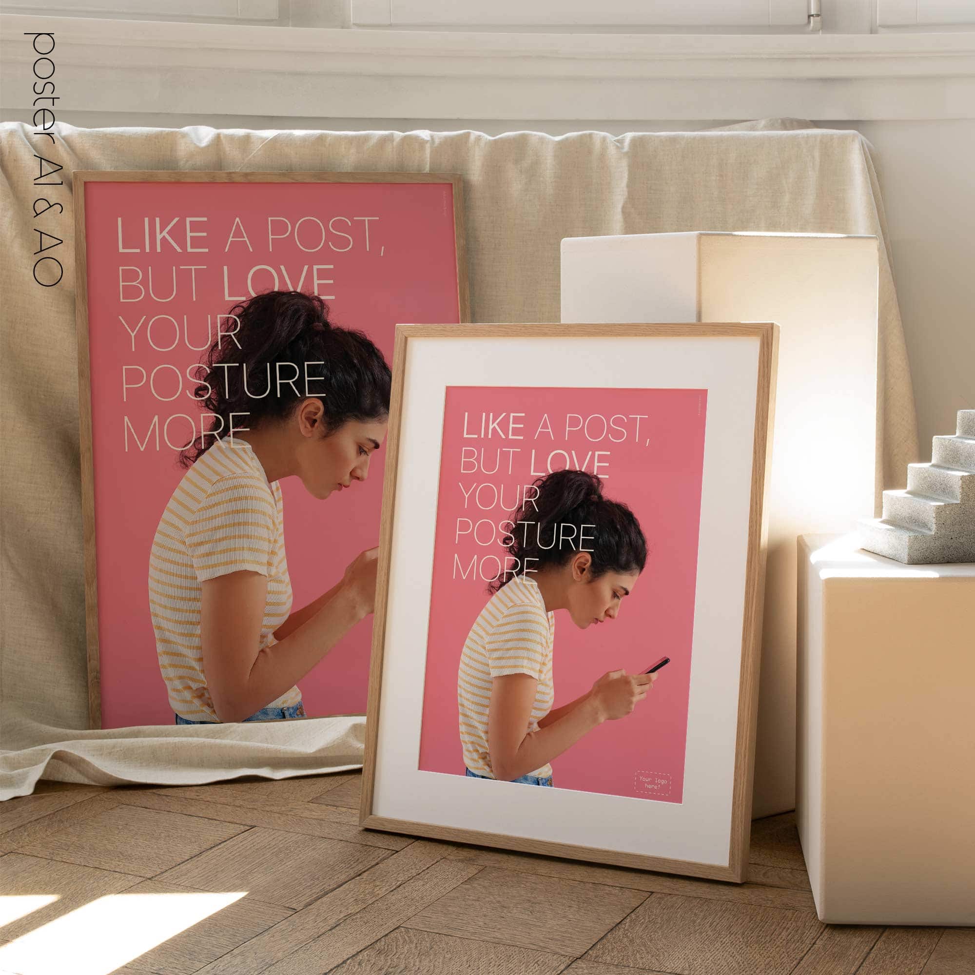 Phone posture artwork from www.educare.design