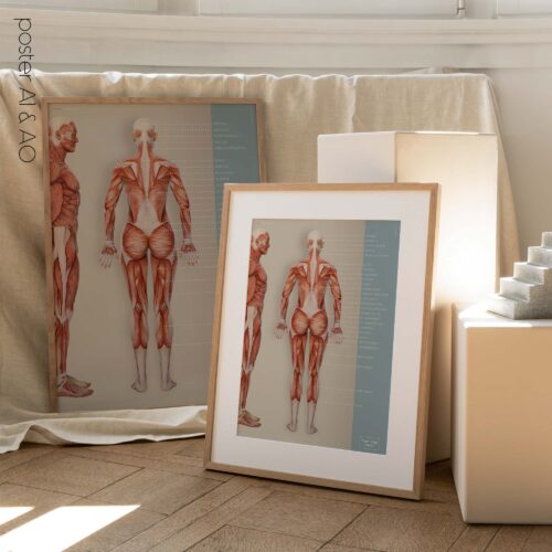 Bursitis, Arthritis and Tendonitis anatomy chart for clinics