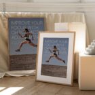 Running & Chiropractic. Sports poster from educare.design