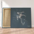 Human Shoulder, Frontal view. Vintage anatomy and physiology artwork from educare.design