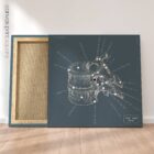 Thoracic Vertebrae. Vintage anatomy and physiology artwork from educare.design