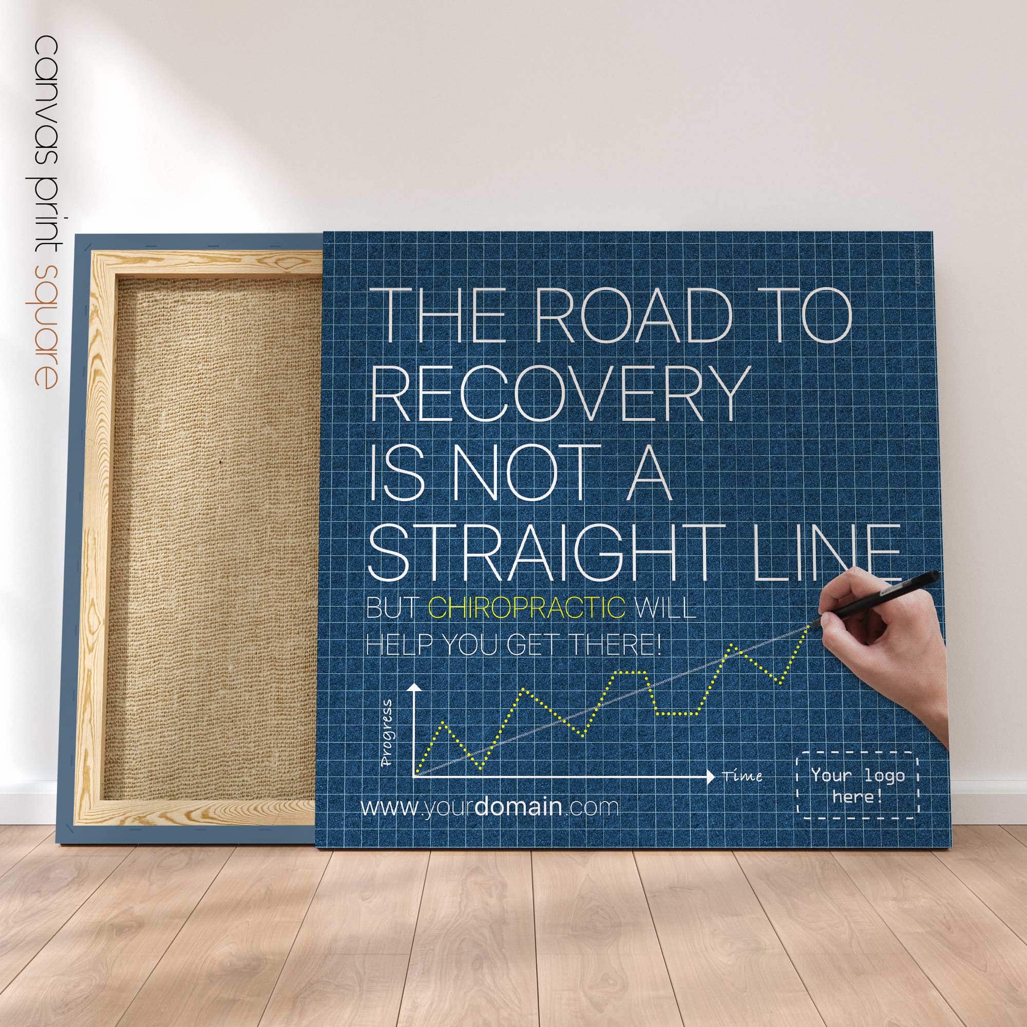 Chiropractic Road to Recovery. Chiropractic poster from www.educare.design