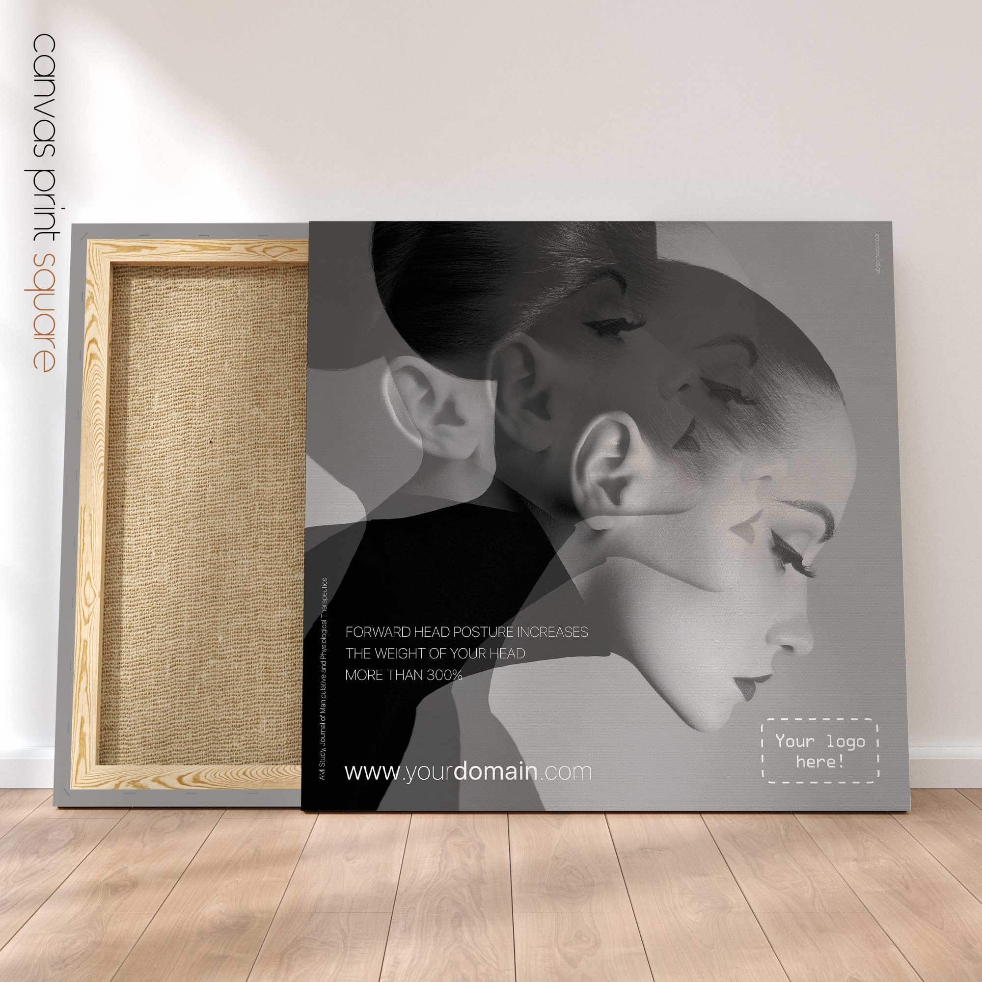 Postura della testa in avanti e statistiche. Opere d'arte da educare.design