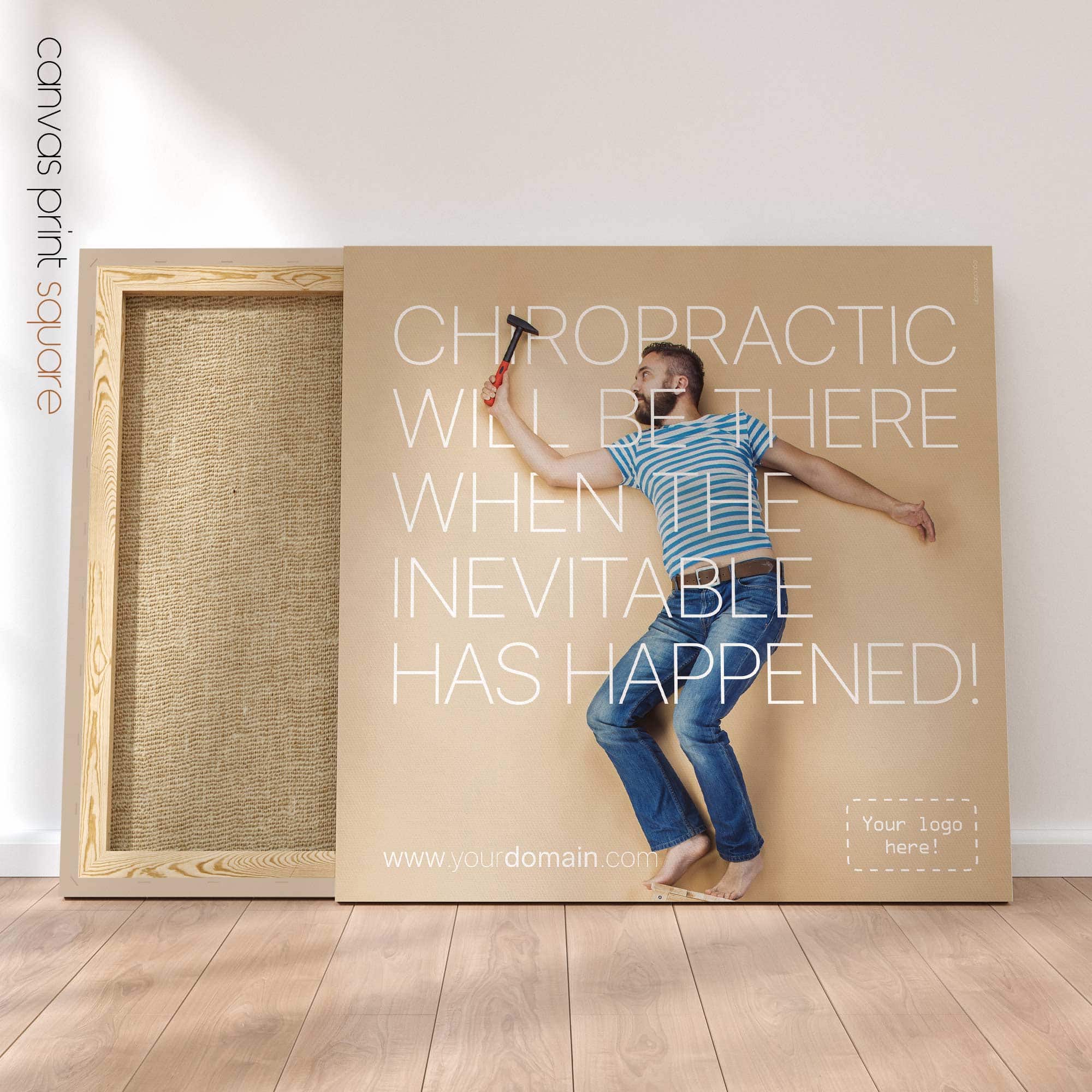 Inevitable. Chiropractic poster from www.educare.design