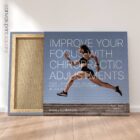 Running & Chiropractic. Sports poster from educare.design