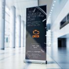 Engine Lights and Chiropractic; rollup banner version