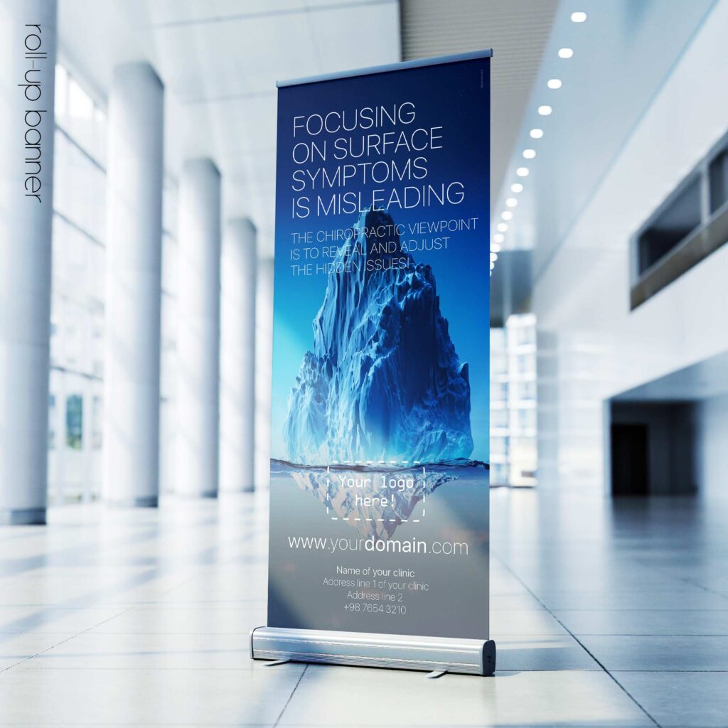 Chiropractic Viewpoint; rollup banner version