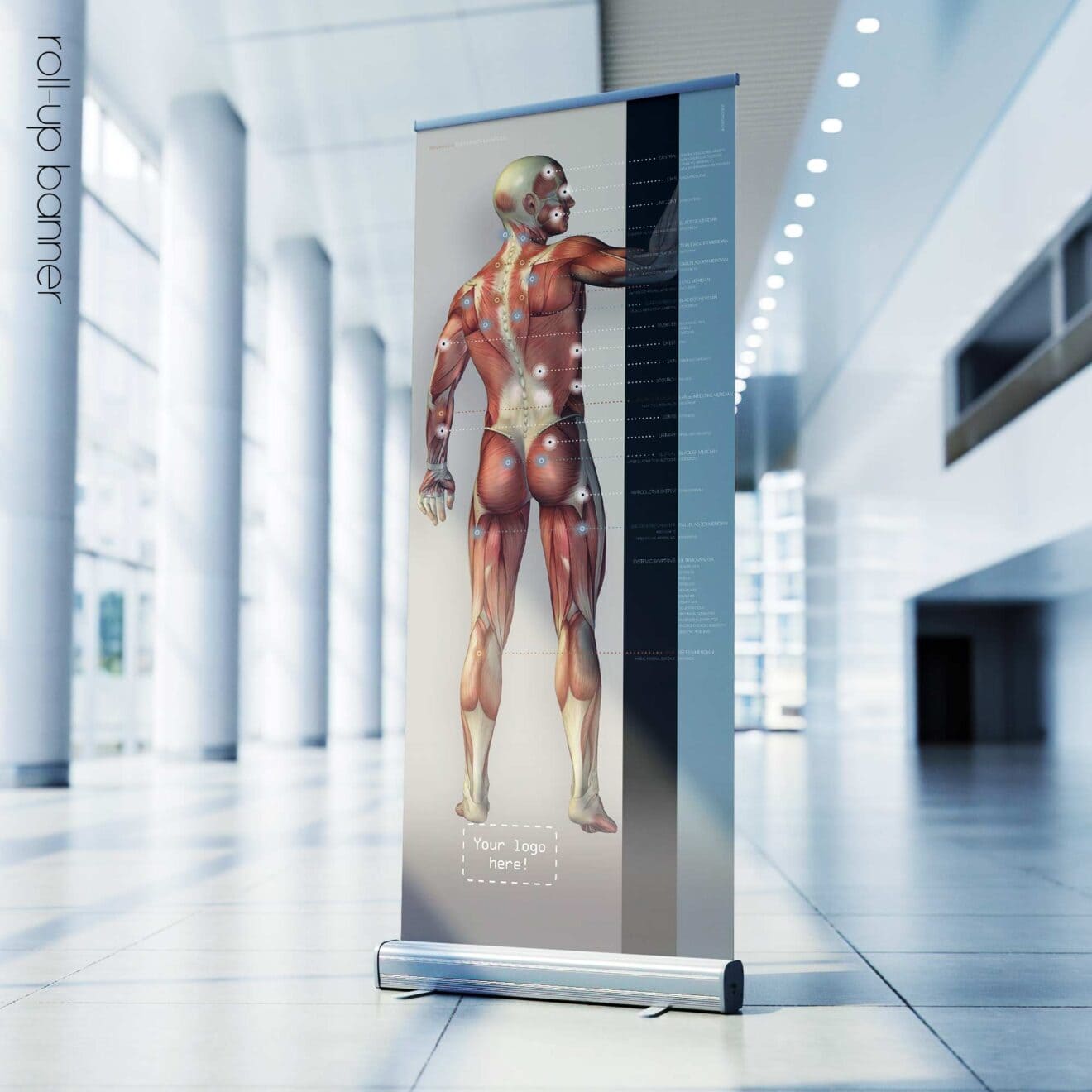 Fibromialgia; Punti dolenti e sintomi. Opere d'arte di anatomia e fisiologia da educare.design