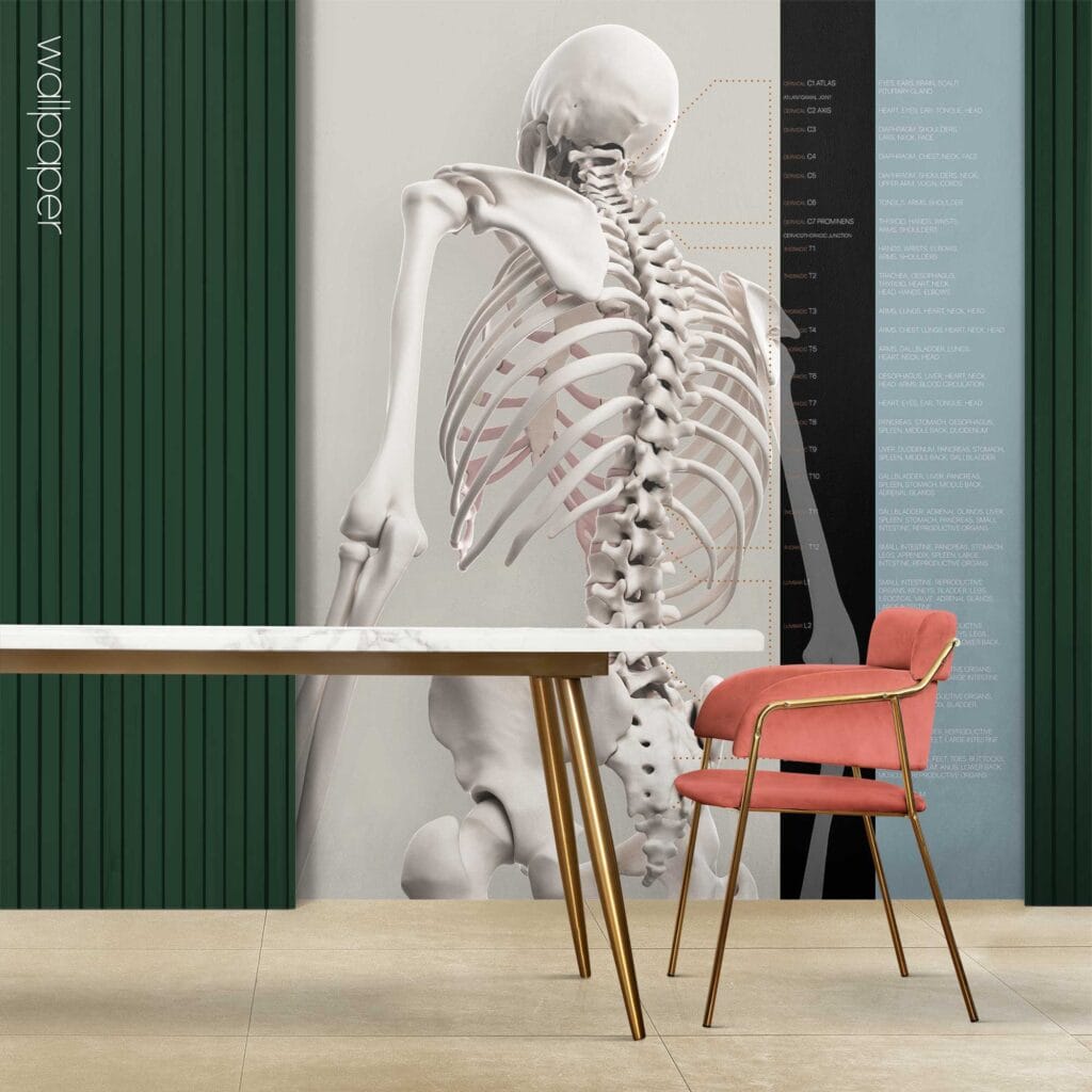 Custom made wallpaper for healthcare clinics.