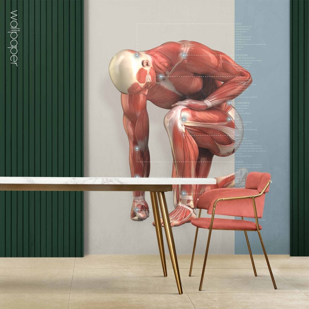 Custom made wallpaper for healthcare clinics.