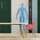 Carta da parati su misura per le cliniche sanitarie.