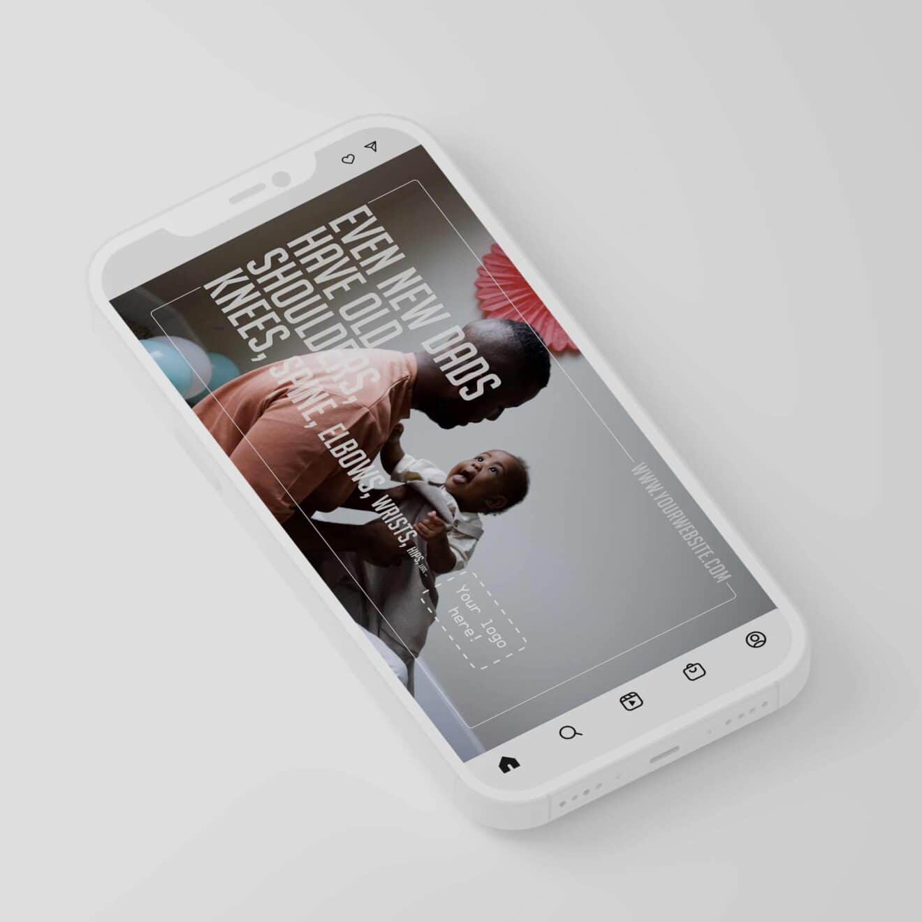 Social Media clips for healthcare clinics. Designed by educare.design