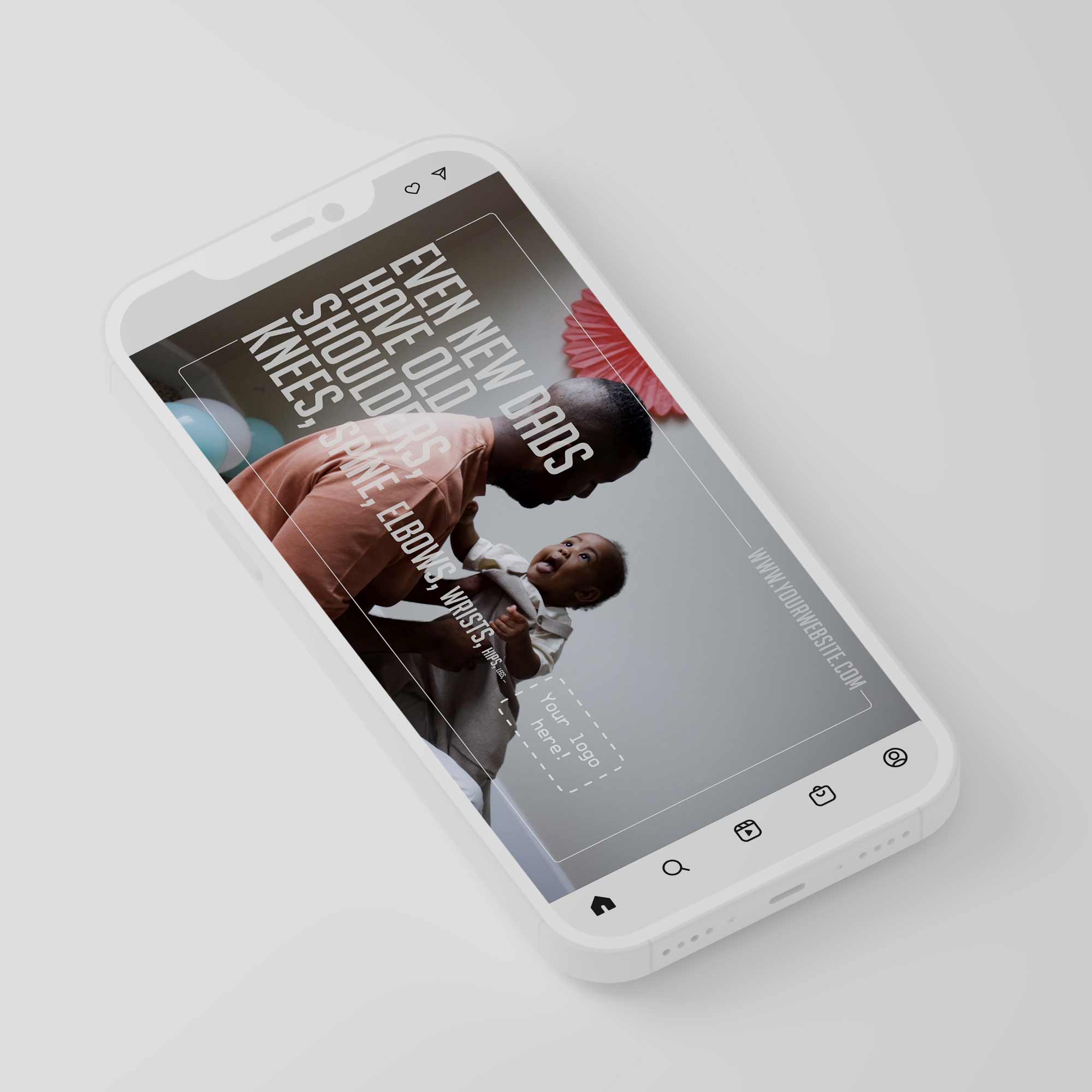 Social Media clips for healthcare clinics. Designed by educare.design