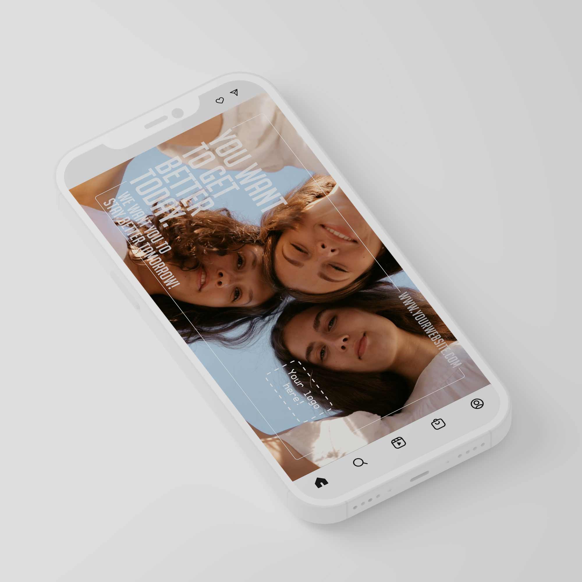 Social Media clips for healthcare clinics. Designed by educare.design