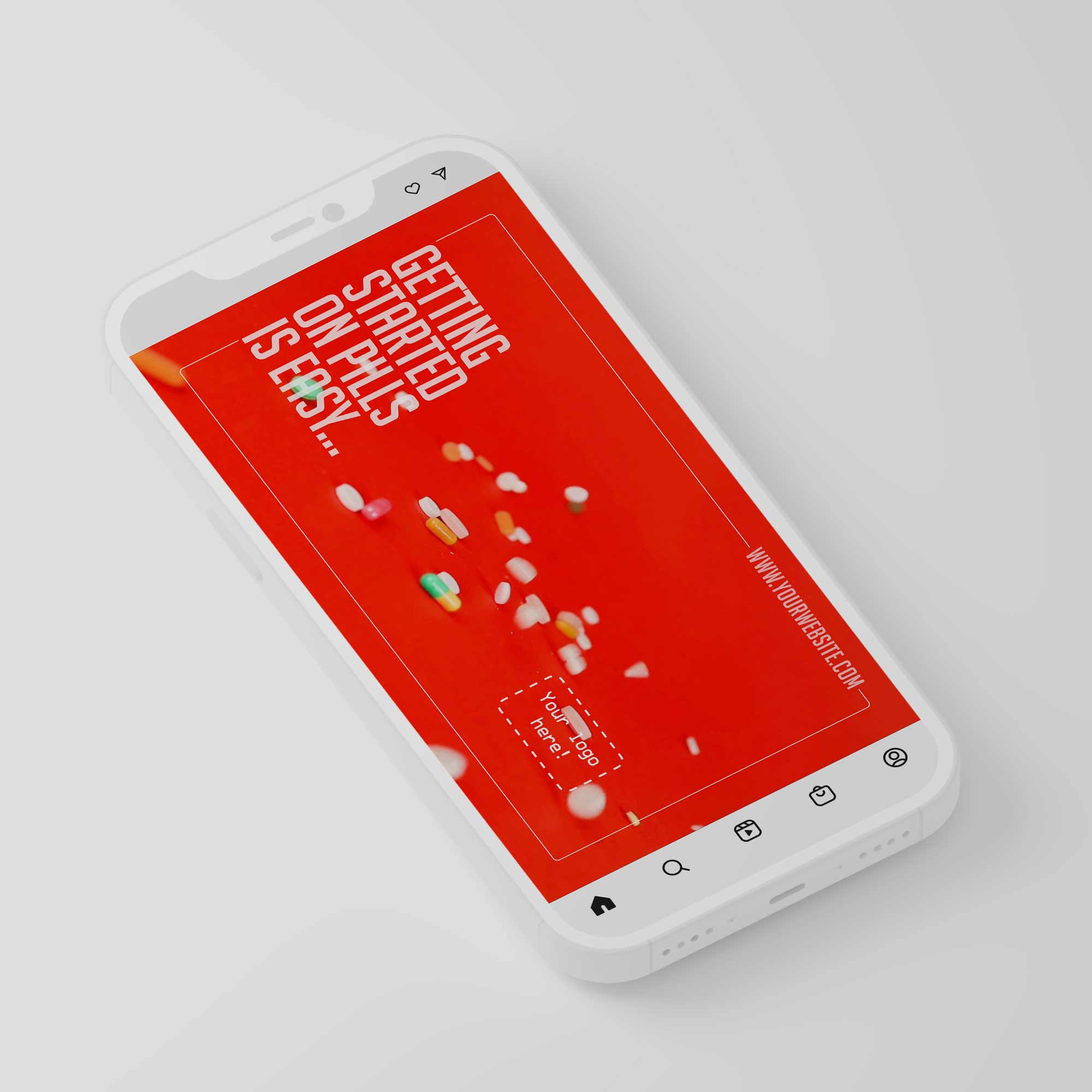 Social Media clips for healthcare clinics. Designed by educare.design