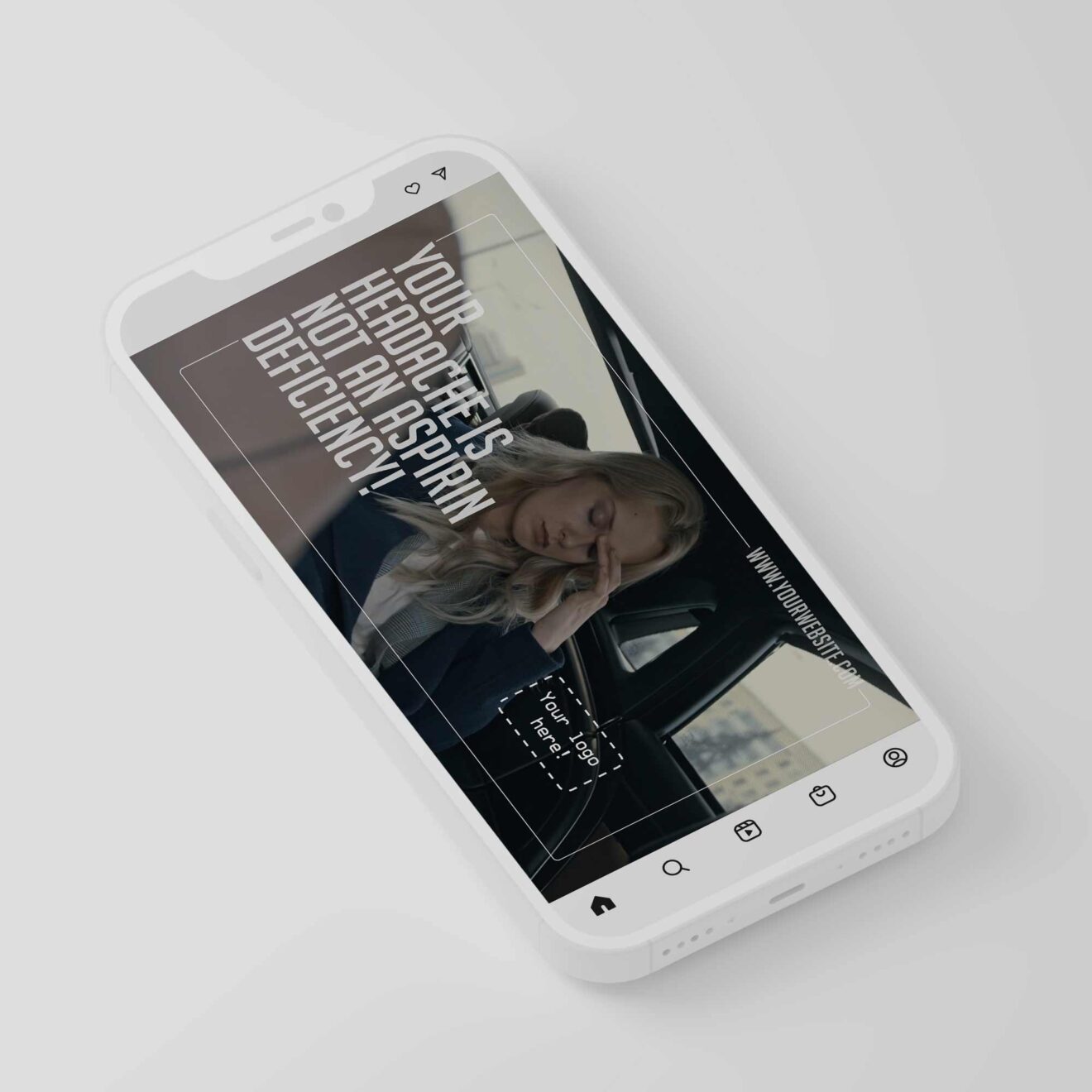 Social Media clips for healthcare clinics. Designed by educare.design