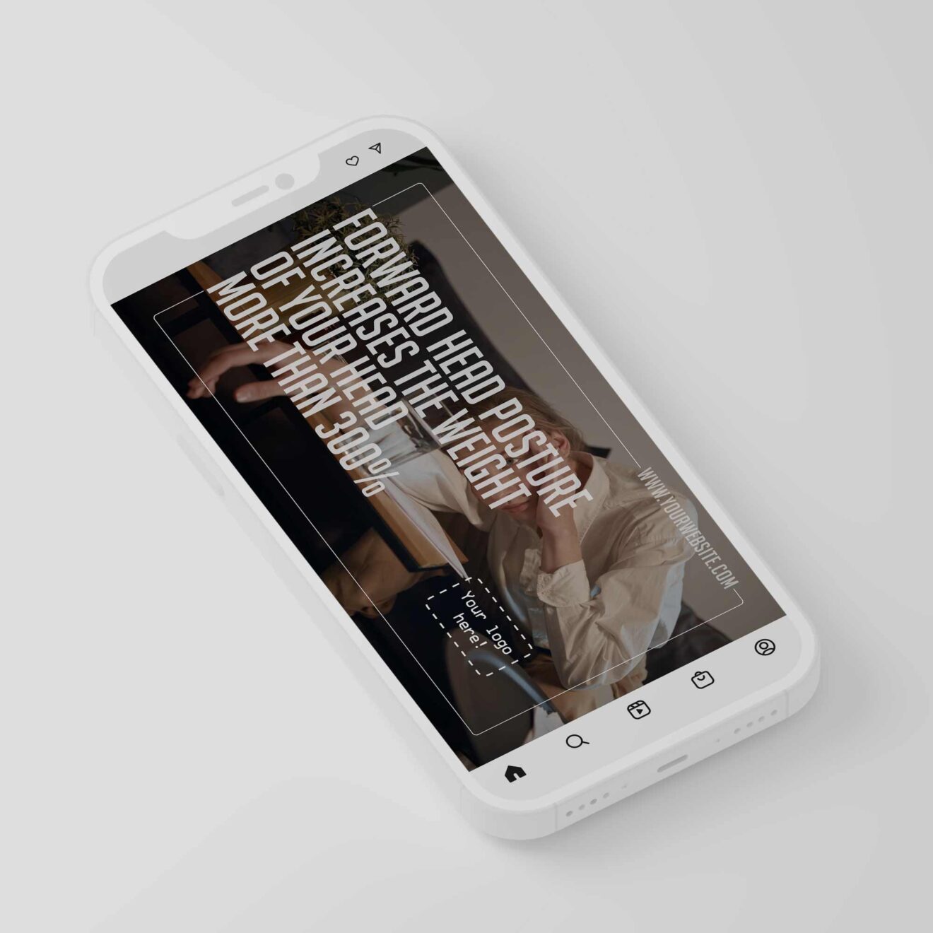 Social Media clips for healthcare clinics. Designed by educare.design