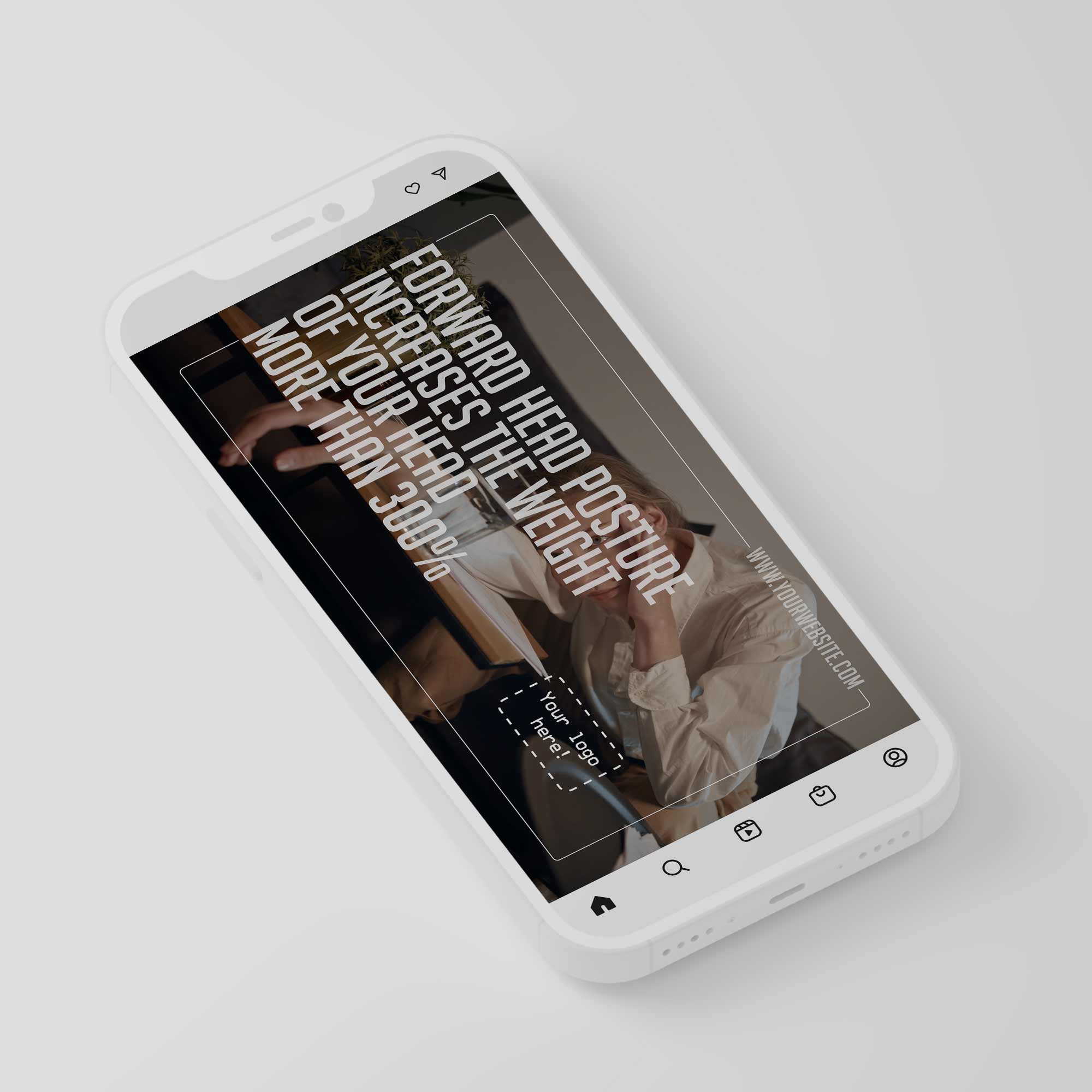 Social Media clips for healthcare clinics. Designed by educare.design