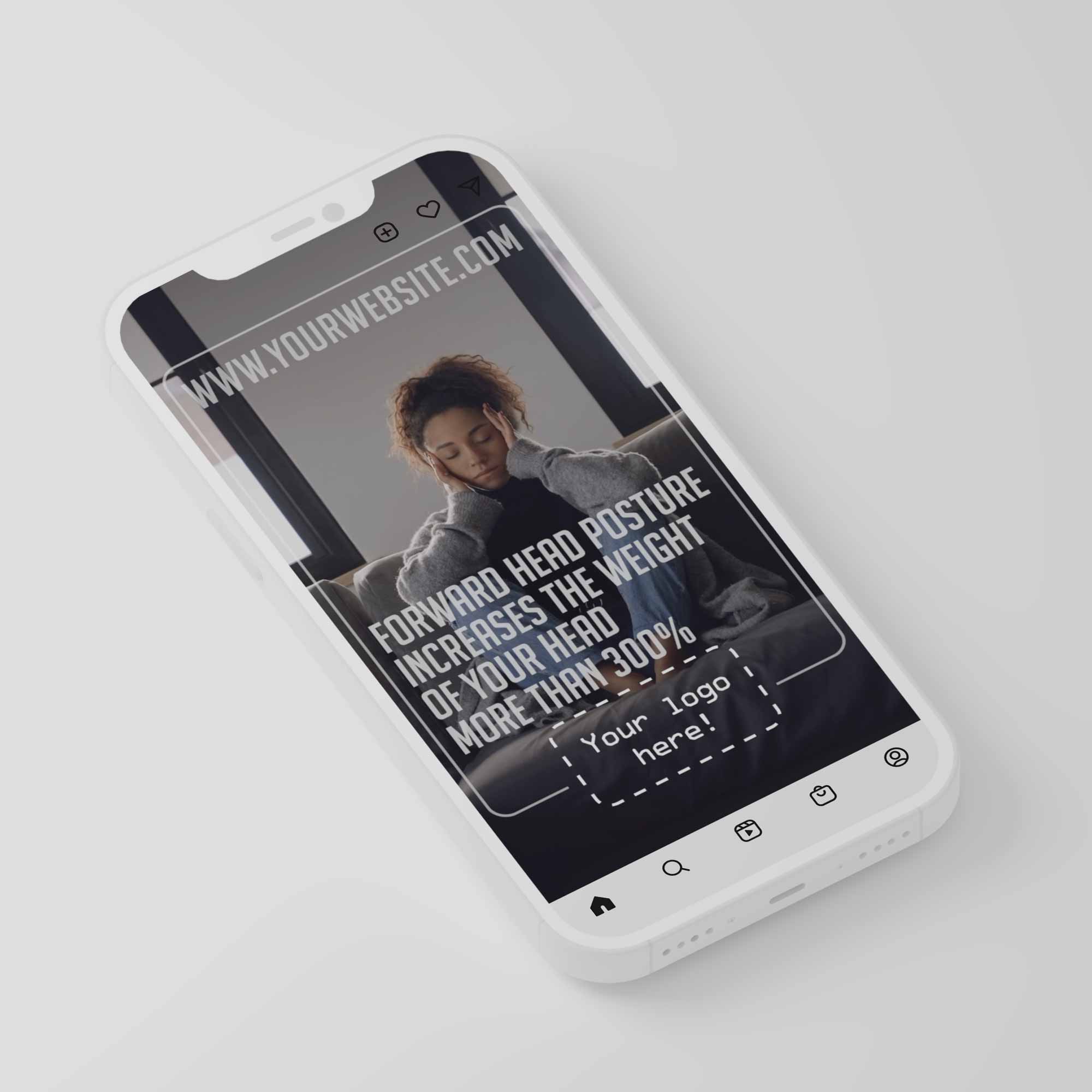 Social Media Reels for healthcare clinics. Designed by educare.design