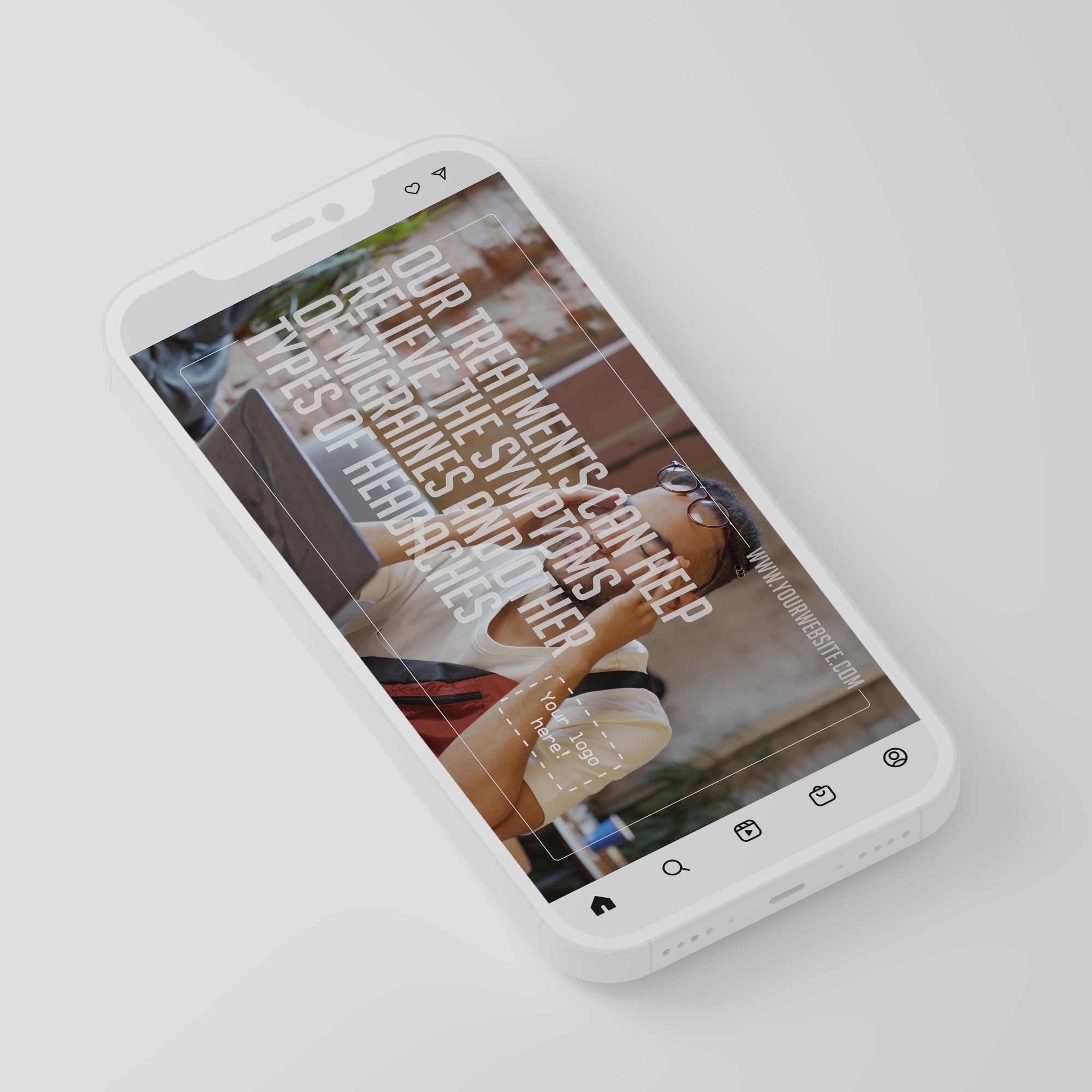 Social Media clips for healthcare clinics. Designed by educare.design