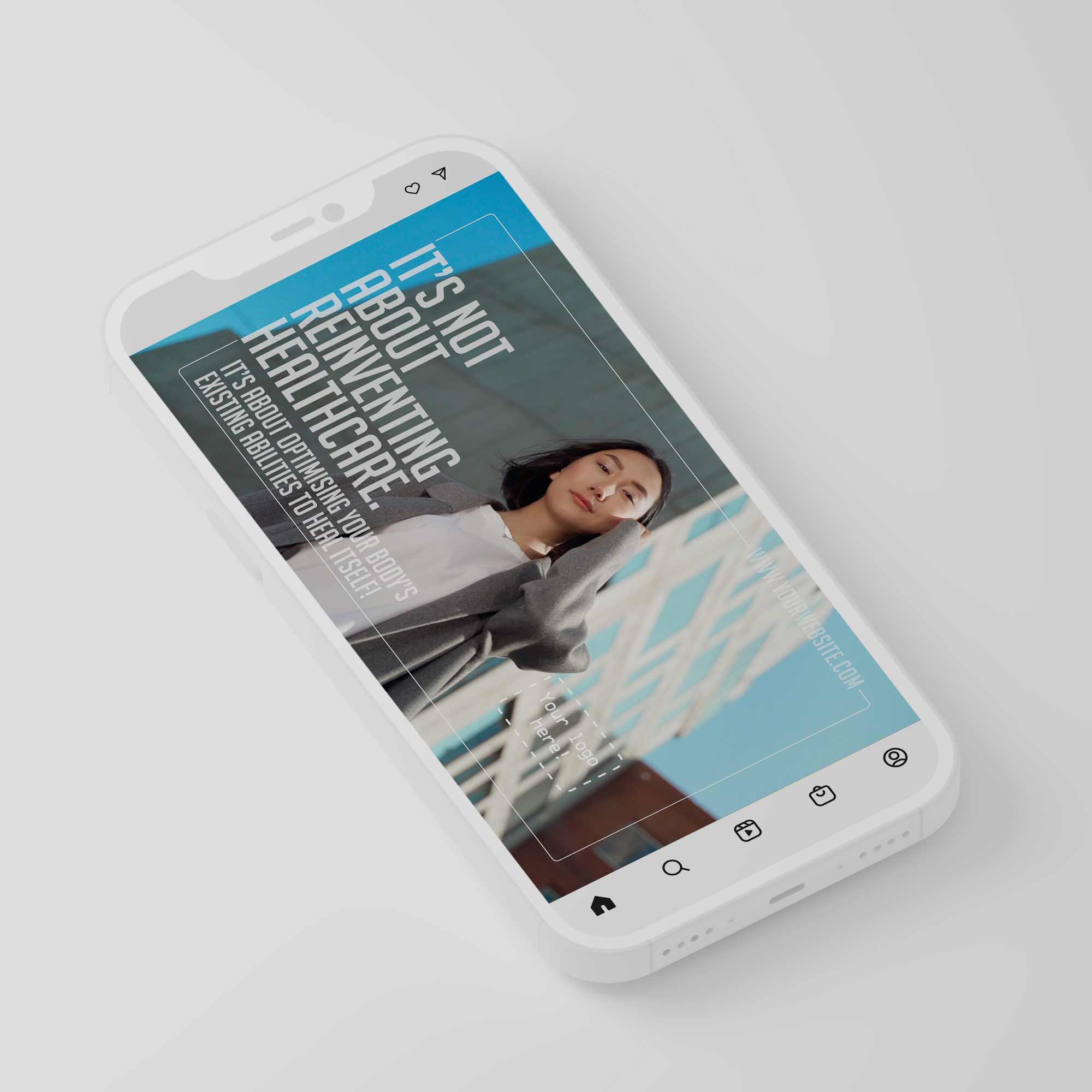 Social Media clips for healthcare clinics. Designed by educare.design