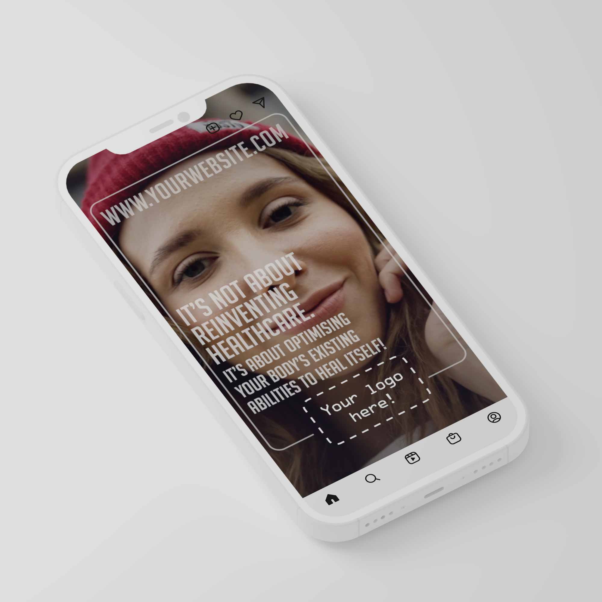 Social Media Reels for healthcare clinics. Designed by educare.design