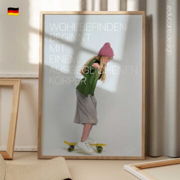 Schwangerschaft und Haltungsveränderungen Anatomie-Chart für Praxen und Kliniken