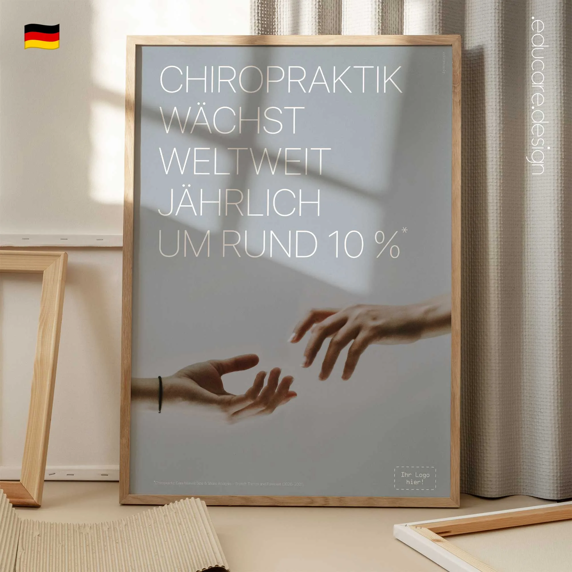 ChiroStat (3) Wachstum der Chiropraktik Anatomie-Chart für Praxen und Kliniken