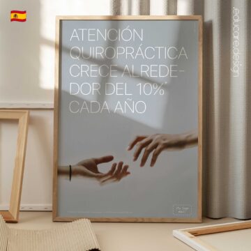 Poster about the chiropractic profession growth statistics.