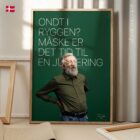 Ondt i Ryggen? anatomidiagram til klinikker