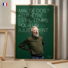 Mal de Dos ? planche anatomique pour cabinets et cliniques