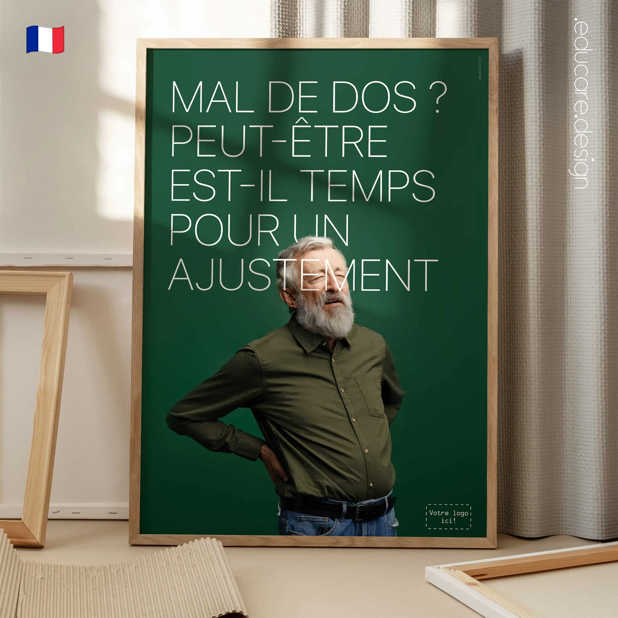 Mal de Dos ? planche anatomique pour cabinets et cliniques