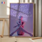 Ballet et Chiropratique planche anatomique pour cabinets et cliniques